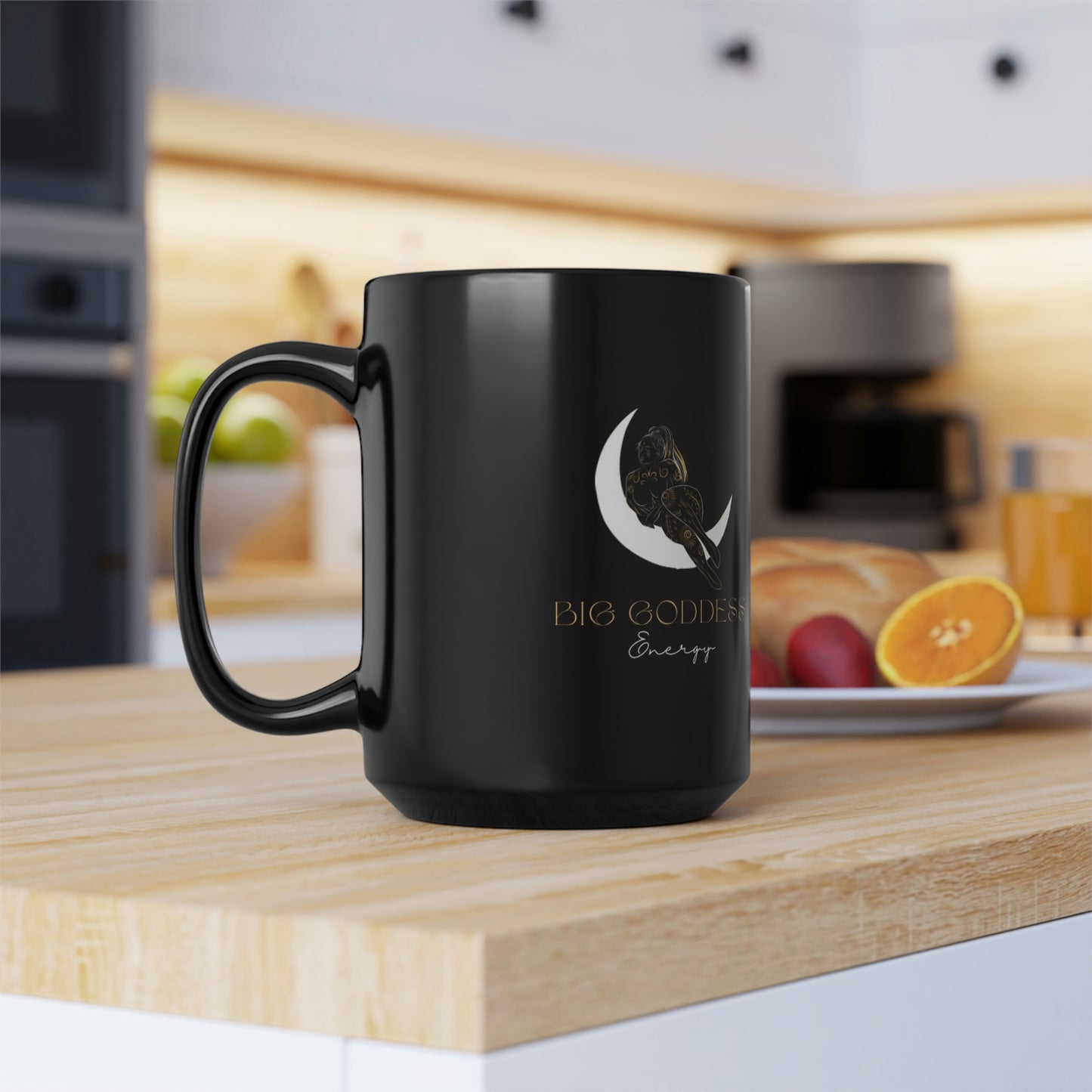 R Black BGE Mug, 15oz