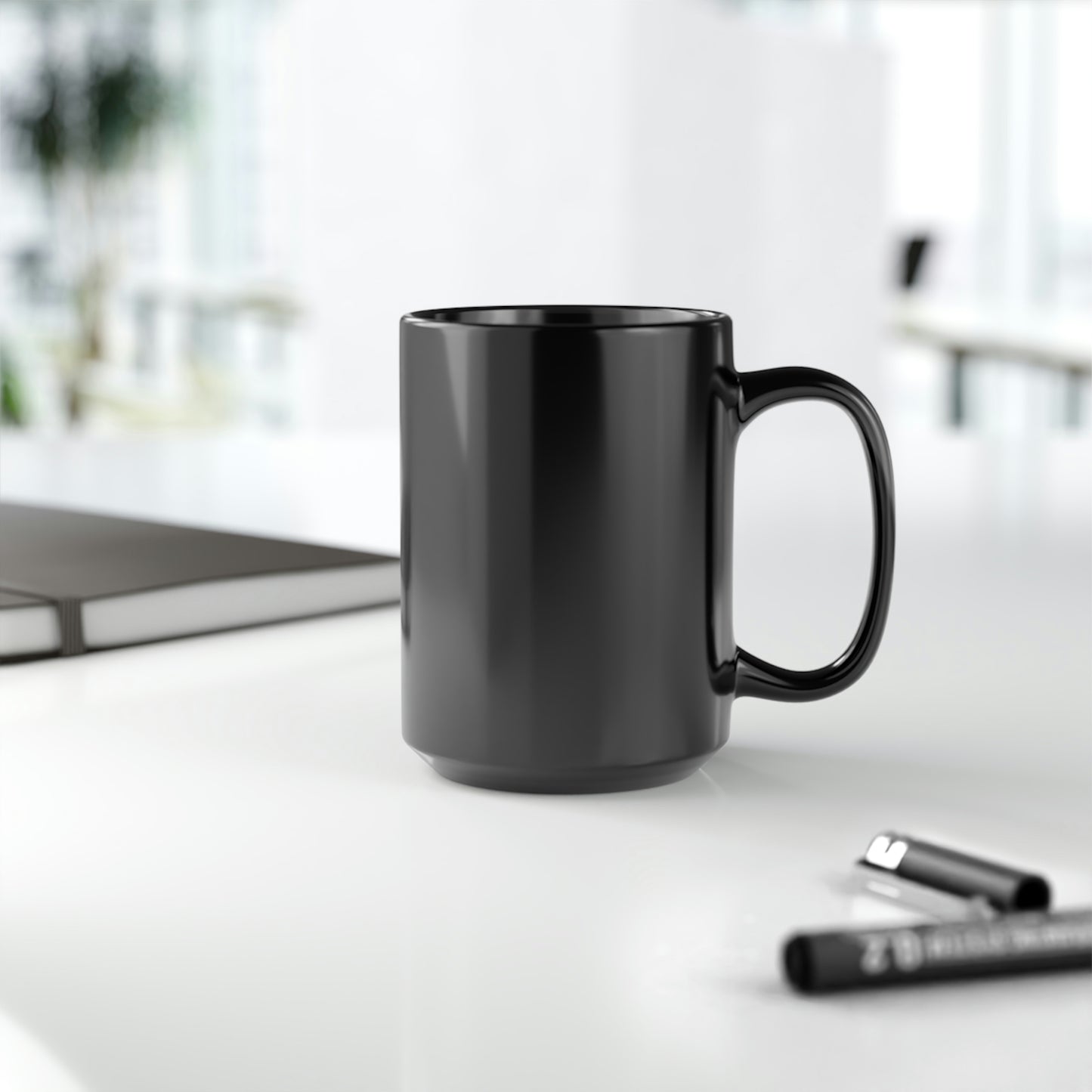 R Black BGE Mug, 15oz
