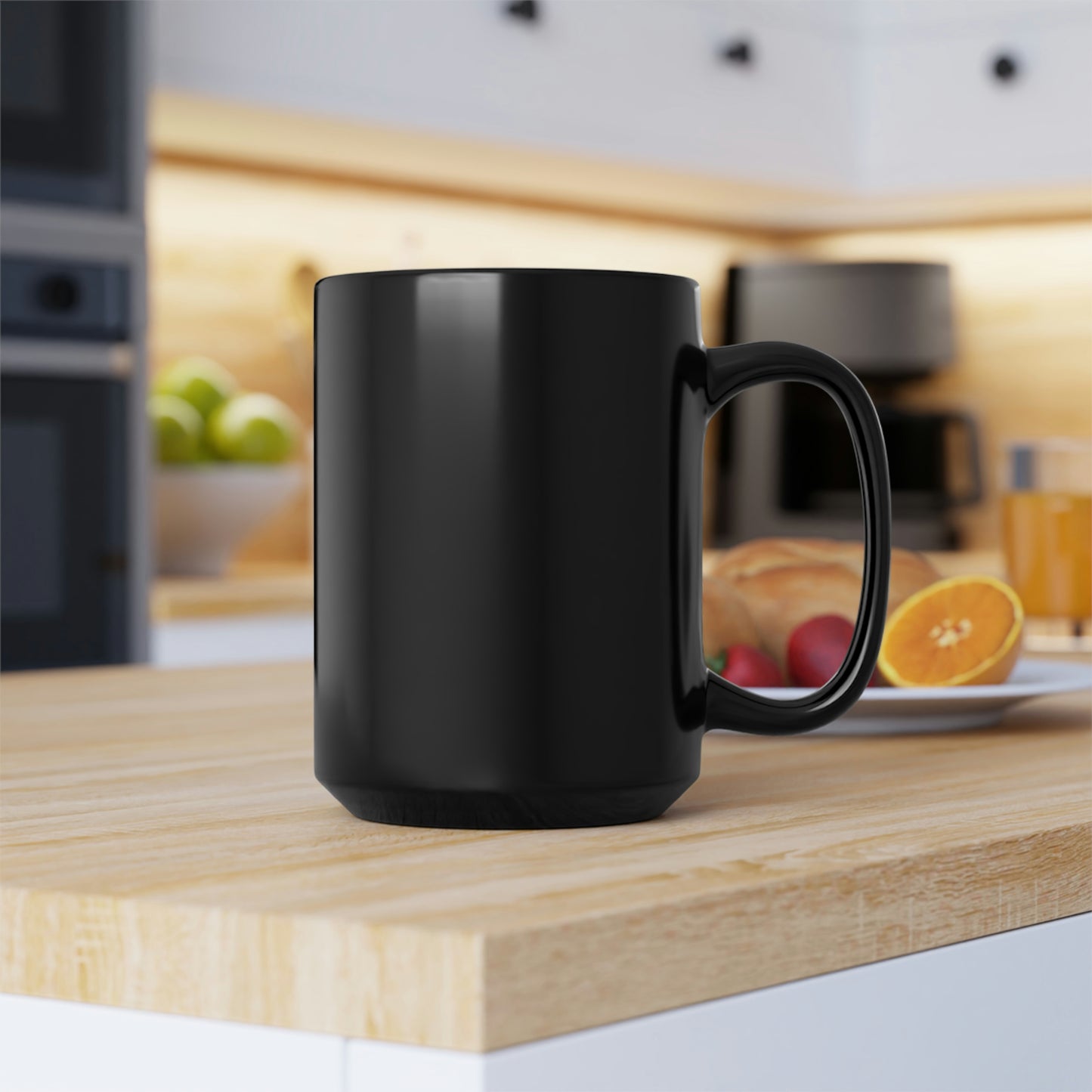 R Black BGE Mug, 15oz