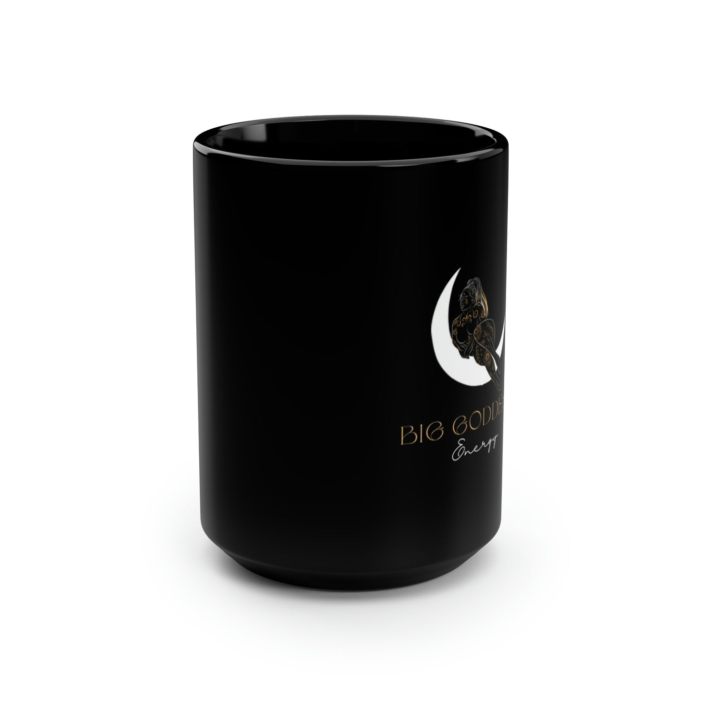 L Black BGE Mug, 15oz