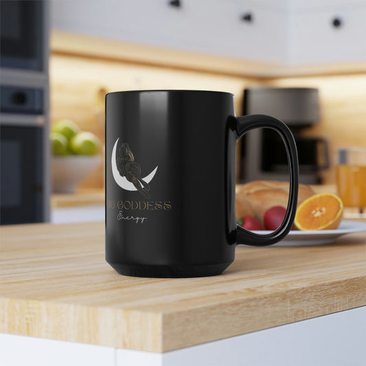 L Black BGE Mug, 15oz